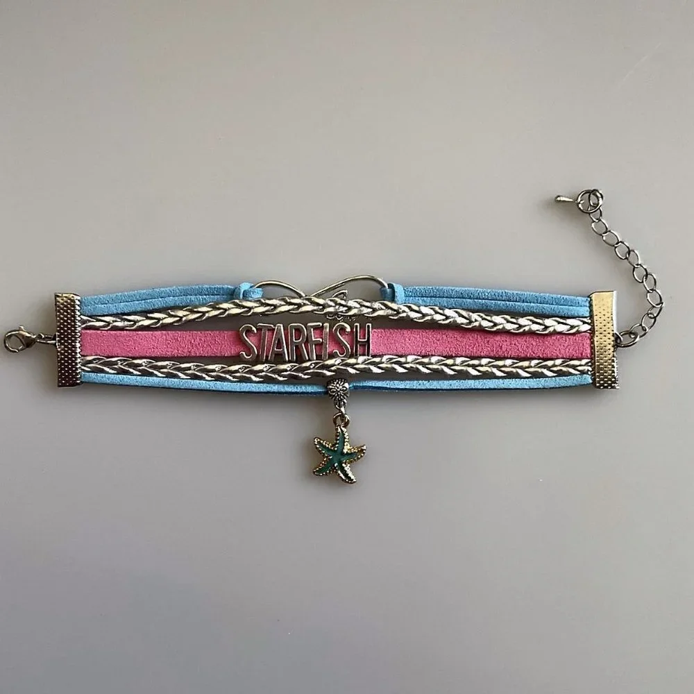 LOVE STARFISH INFINITY BRACELET